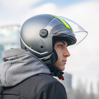 Givi 11.7B D-Jet Titanio Opaco – Casco Demi-Jet ECE 22.06 - Moon Bike - Vista 10