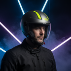 Givi 11.7B D-Jet Titanio Opaco – Casco Demi-Jet ECE 22.06 - Moon Bike - Vista 12