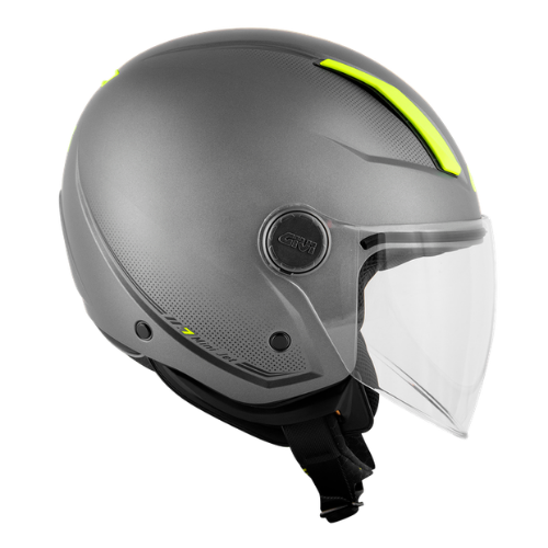 Givi 11.7B D-Jet Titanio Opaco – Casco Demi-Jet ECE 22.06 - Moon Bike - Vista 2