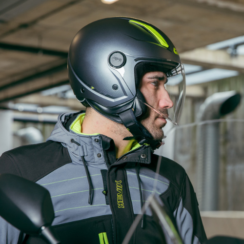 Givi 11.7B D-Jet Titanio Opaco – Casco Demi-Jet ECE 22.06 - Moon Bike - Vista 8