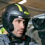 Givi 11.7B D-Jet Titanio Opaco – Casco Demi-Jet ECE 22.06 - Moon Bike - Vista 9