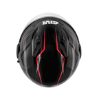 Givi 12.3 Stratos Flux Nero/Rosso – Casco Jet ECE 22.05 - Moon Bike - Vista 7