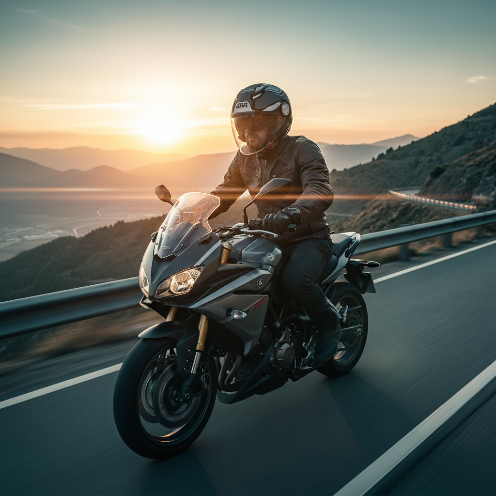 Givi 12.3 Stratos Shade Titanio/Nero/Bianco – Casco Jet ECE 22.05 - Moon Bike - Vista 14