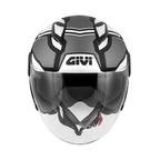 Givi 12.3 Stratos Shade Titanio/Nero/Bianco – Casco Jet ECE 22.05 - Moon Bike - Vista 6