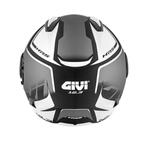 Givi 12.3 Stratos Shade Titanio/Nero/Bianco – Casco Jet ECE 22.05 - Moon Bike - Vista 7