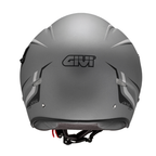 Givi 20.6 Fiber-J2 Plus Grigio Opaco – Casco Jet in Fibra ECE 22.05 - Moon Bike - Vista 3