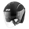 Givi 20.9 Fiberjet Gliese Nero Opaco – Casco Jet in Fibra ECE 22.05