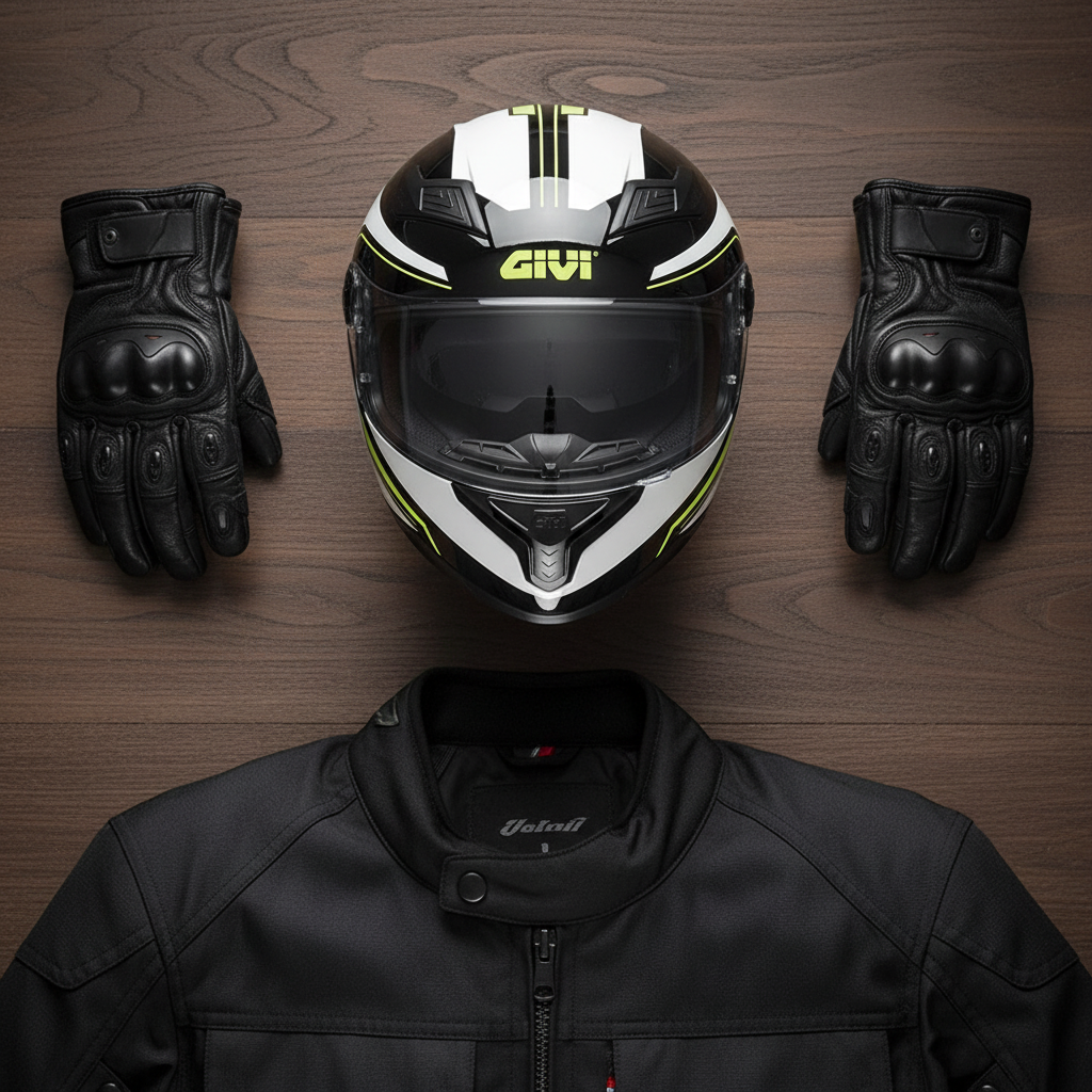 Givi 50.4 Sniper Spectrum Nero/Giallo – Casco Integrale ECE 22.05 - Moon Bike - Vista 4