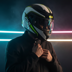 Givi 50.4 Sniper Spectrum Nero/Giallo – Casco Integrale ECE 22.05 - Moon Bike - Vista 7