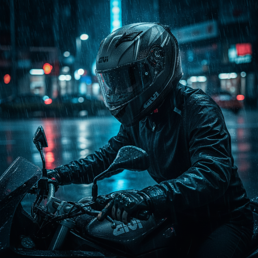 Givi 50.5 Tridion Raptor Titanio Opaco/Nero – Casco Integrale ECE 22.05 - Moon Bike - Vista 14