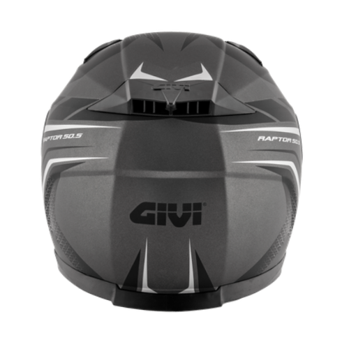 Givi 50.5 Tridion Raptor Titanio Opaco/Nero – Casco Integrale ECE 22.05 - Moon Bike - Vista 5
