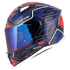 Givi 50.6 Stoccarda Deep Blu Lucido/Rosso – Casco Integrale ECE 22.05
