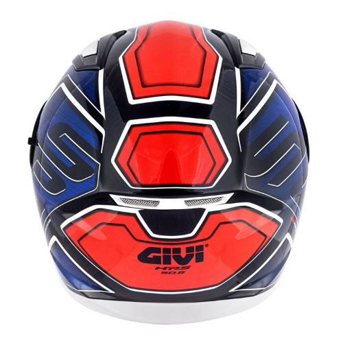 Givi 50.6 Stoccarda Deep Blu Lucido/Rosso – Casco Integrale ECE 22.05