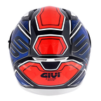 Givi 50.6 Stoccarda Deep Blu Lucido/Rosso – Casco Integrale ECE 22.05