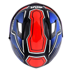 Givi 50.6 Stoccarda Deep Blu Lucido/Rosso – Casco Integrale ECE 22.05