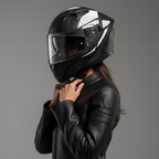 Givi 50.6 Stoccarda Perseus Nero Opaco/Argento – Casco Integrale ECE 22.05 - Moon Bike - Vista 9