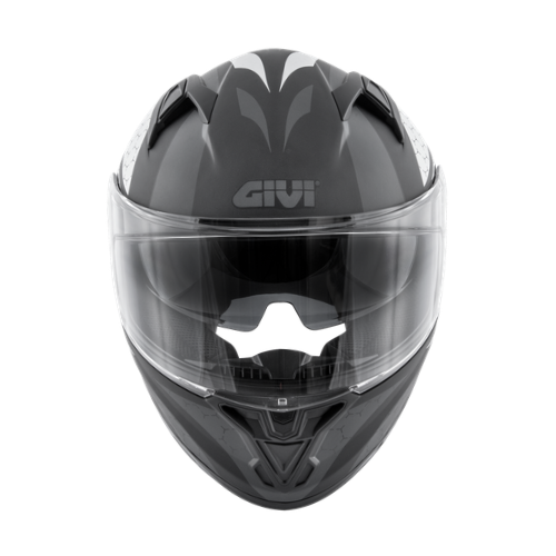 Givi 50.6 Stoccarda Perseus Nero Opaco/Argento – Casco Integrale ECE 22.05 - Moon Bike - Vista 2