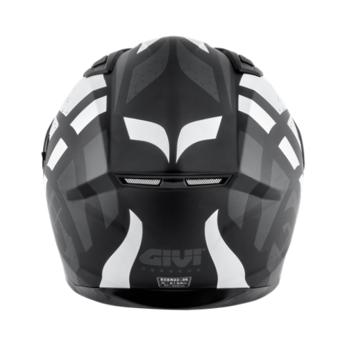 Givi 50.6 Stoccarda Perseus Nero Opaco/Argento – Casco Integrale ECE 22.05 - Moon Bike - Vista 3