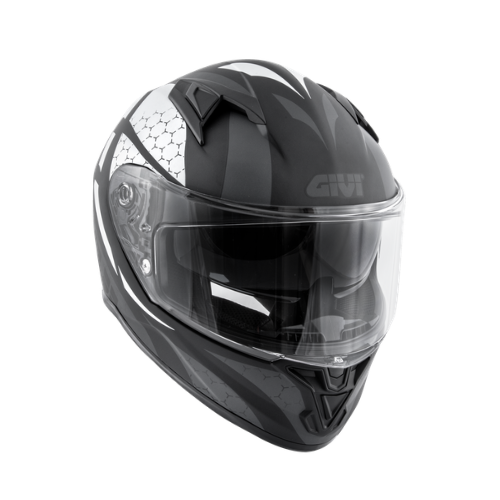 Givi 50.6 Stoccarda Perseus Nero Opaco/Argento – Casco Integrale ECE 22.05 - Moon Bike - Vista 6