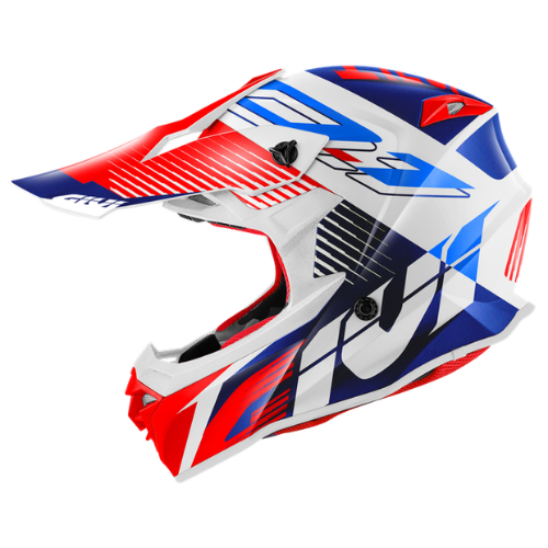 Givi 60.1 Fresh Cross Rosso/Blu/Bianco – Casco Integrale Off-Road ECE 22.06