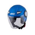 Givi Junior 5 Bambino Blu Chiaro Opaco – Casco Jet ECE 22.05 - Moon Bike - Vista 1