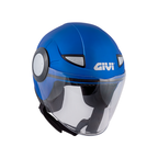 Givi Junior 5 Bambino Blu Chiaro Opaco – Casco Jet ECE 22.05 - Moon Bike - Vista 7