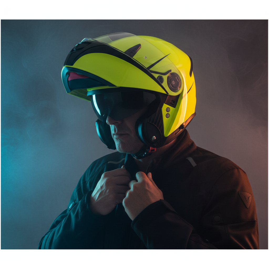 Givi X.16 Voyager Giallo Fluo – Casco Modulare (omologazione P) ECE 22.05 - Moon Bike - Vista 14