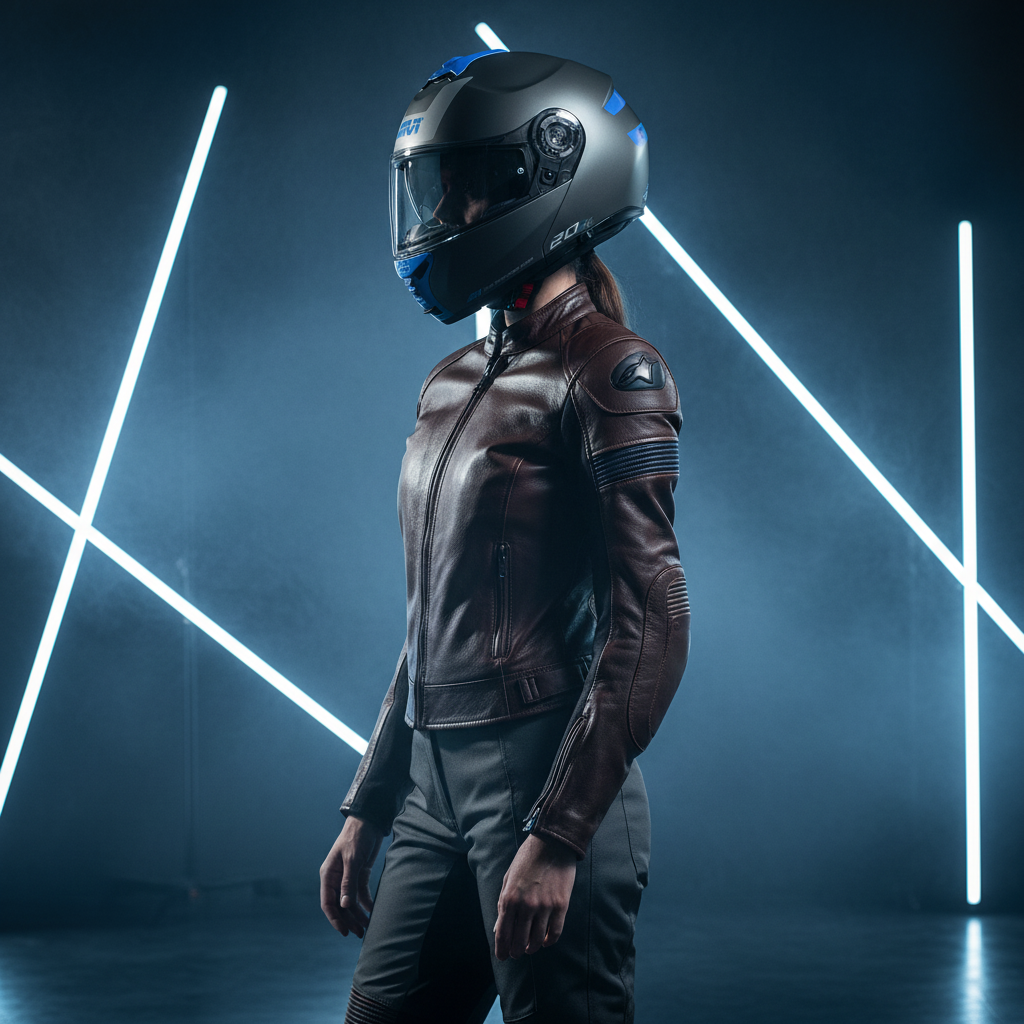 Givi X.20 Expedition EVO Argento/Blu Opaco – Casco Modulare P/J ECE 22.05 - Moon Bike - Vista 7