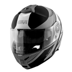 Givi X.21 Challenger Globe Nero Opaco/Titanio – Casco Modulare P/J ECE 22.05 - Moon Bike - Vista 1
