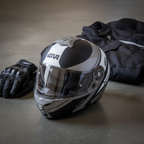 Givi X.21 Challenger Globe Nero Opaco/Titanio – Casco Modulare P/J ECE 22.05 - Moon Bike - Vista 10