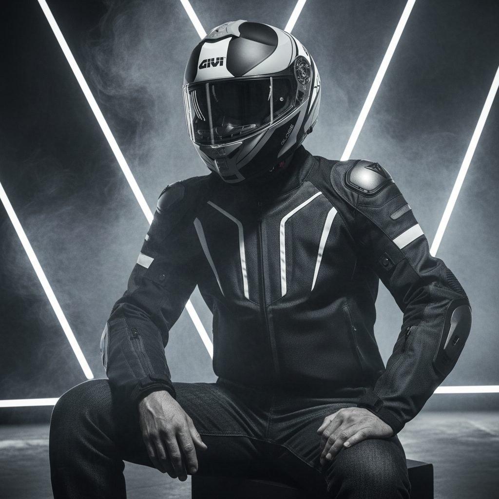 Givi X.21 Challenger Globe Nero Opaco/Titanio – Casco Modulare P/J ECE 22.05 - Moon Bike - Vista 15