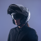 Givi X.21 Challenger Globe Nero Opaco/Titanio – Casco Modulare P/J ECE 22.05 - Moon Bike - Vista 14