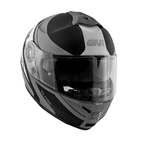 Givi X.21 Challenger Globe Nero Opaco/Titanio – Casco Modulare P/J ECE 22.05 - Moon Bike - Vista 4