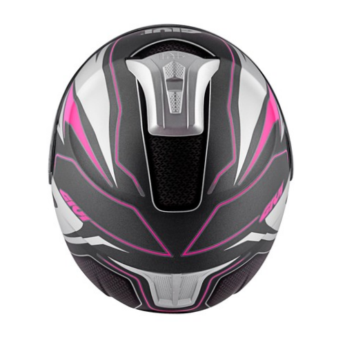 Givi X.21 Challenger Shiver Lady Titanio/Argento/Fucsia – Casco Modulare P/J ECE 22.05 - Moon Bike - Vista 3