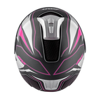 Givi X.21 Challenger Shiver Lady Titanio/Argento/Fucsia – Casco Modulare P/J ECE 22.05 - Moon Bike - Vista 3