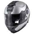 Givi X.21 Challenger Spirit Argento/Grigio Opaco – Casco Modulare P/J ECE 22.05 - Moon Bike - Vista 1
