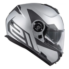 Givi X.21 Challenger Spirit Argento/Grigio Opaco – Casco Modulare P/J ECE 22.05 - Moon Bike - Vista 5