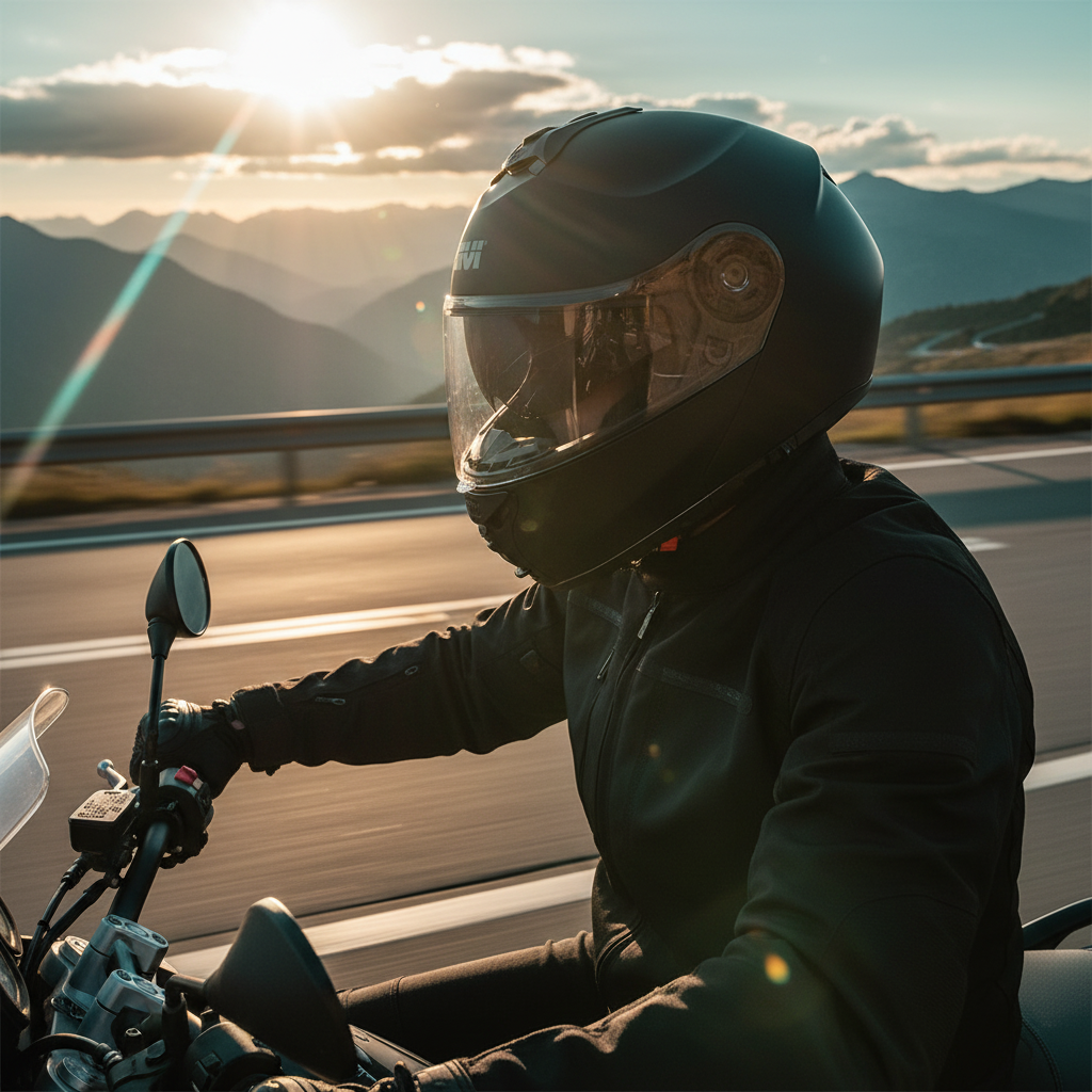 Givi X21 EVO Solid Nero Opaco – Casco Modulare P/J ECE 22.06 - Moon Bike - Vista 12