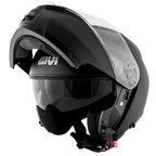 Givi X21 EVO Solid Nero Opaco – Casco Modulare P/J ECE 22.06 - Moon Bike - Vista 2