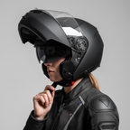 Givi X21 EVO Solid Nero Opaco – Casco Modulare P/J ECE 22.06 - Moon Bike - Vista 8