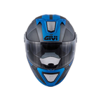 Givi X.23 Sidney Protect Titanio Opaco/Nero/Blu – Casco Modulare P/J ECE 22.05 - Moon Bike - Vista 3