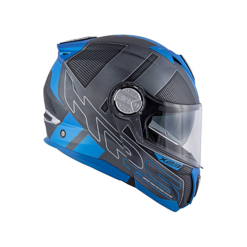 Givi X.23 Sidney Protect Titanio Opaco/Nero/Blu – Casco Modulare P/J ECE 22.05 - Moon Bike - Vista 5