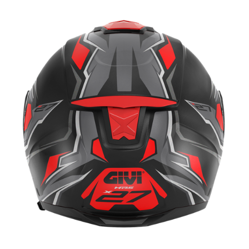 Givi X.27 Sector Nero/Titanio/Rosso – Casco Modulare P/J ECE 22.06