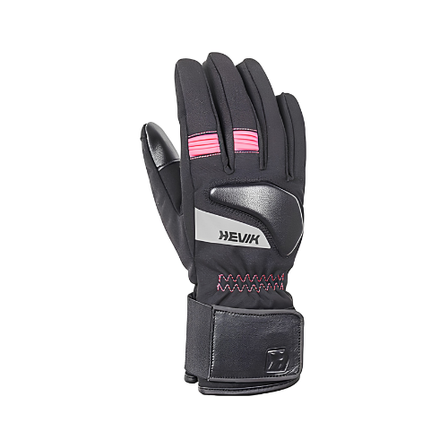 Guanti Hevik Minerva Lady Invernali Donna Nero Rosa Guanti Moto - Moon Bike - Vista 1