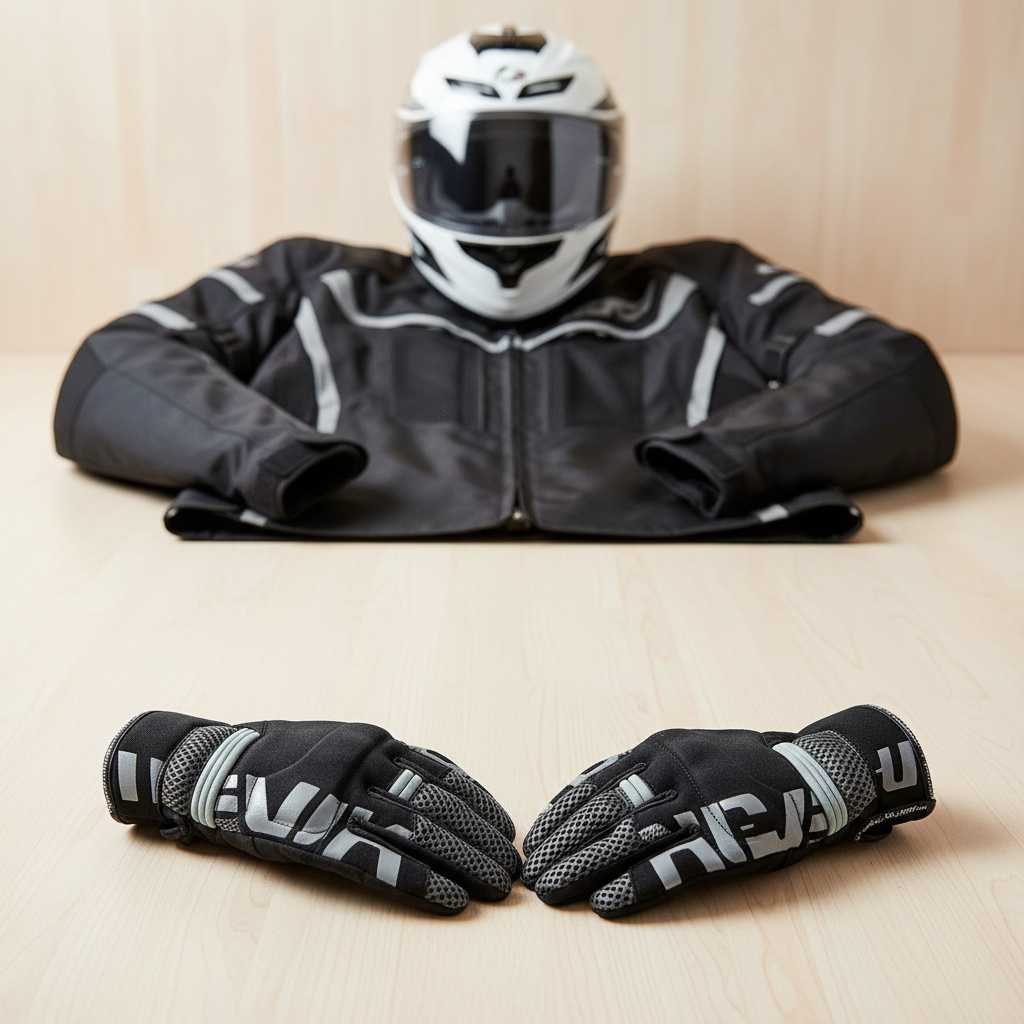 Guanti Hevik Shamal Estivi Tecnici Grigio Guanti Moto - Moon Bike - Vista 3