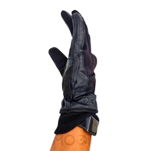 Guanti Hevik Winter Mamba Invernali con Protezioni Nero Guanti Moto - Moon Bike - Vista 4