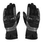 Guanti Moto Estivi Hevik Helios Nero/Grigio - Pelle Touch CE - HGS109BG - Moon Bike - Vista 4