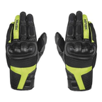 Guanti Moto HEVIK ABREGO HGS111MY Nero/Giallo Fluo Protezioni CE Uomo Sport - Moon Bike - Vista 5