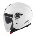 Givi 12.5 Solid Color H125BB910 casco jet bianco lucido – vista laterale