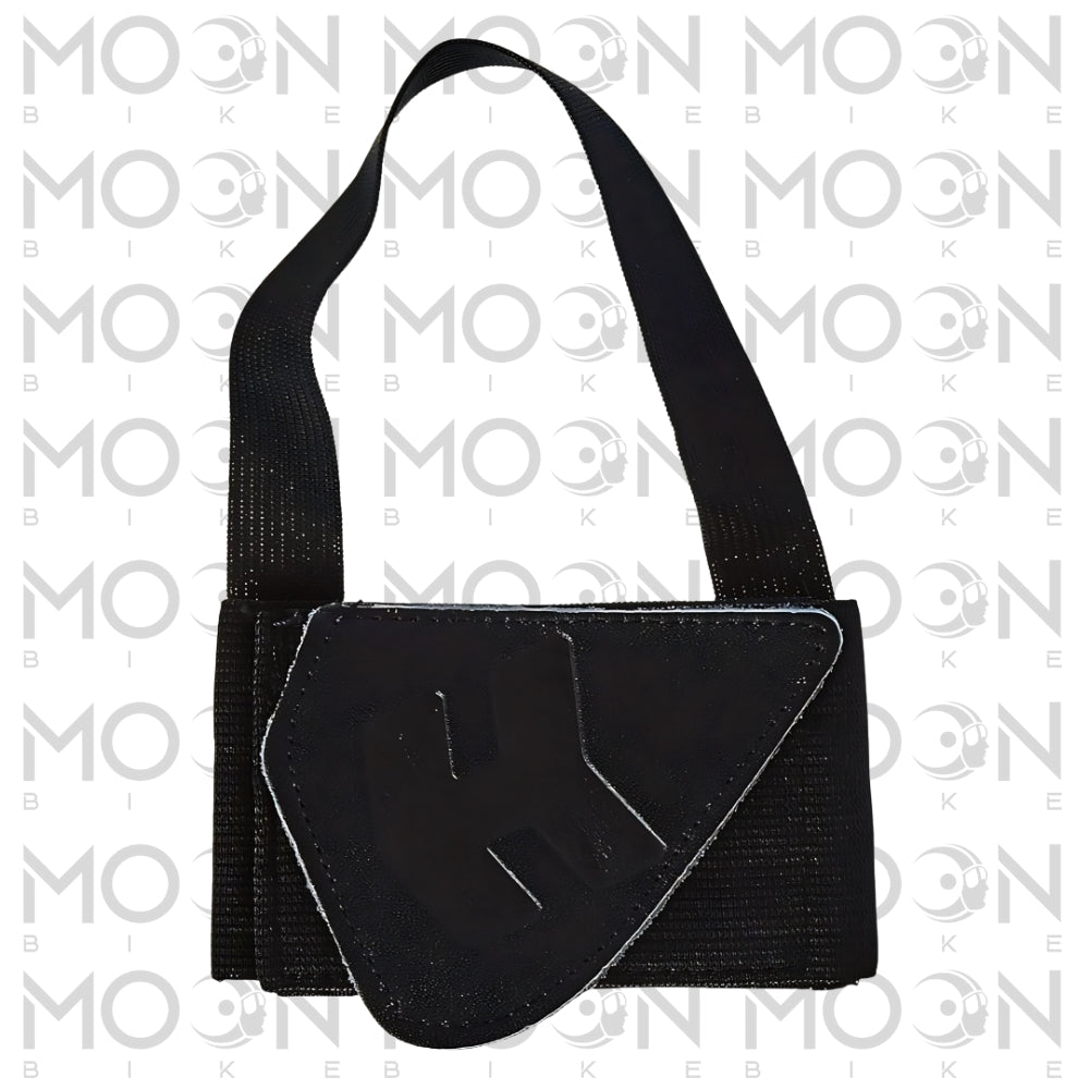 Parascarpe Hevik HAP215 Salvascarpe Moto in Pelle ed Elastan Universale Nero